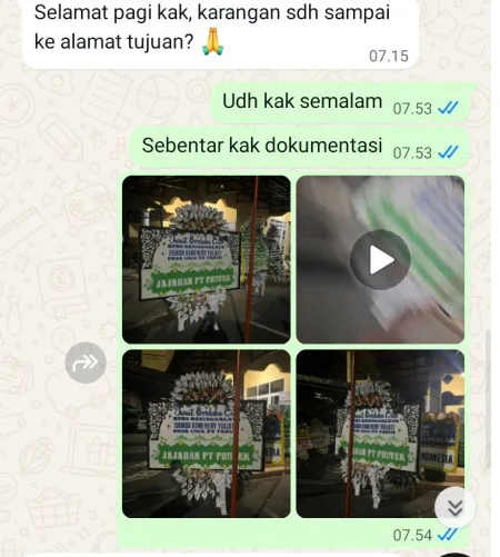 Pengiriman Papan Bunga Selamat Cinere