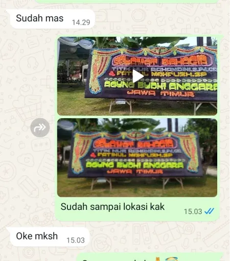 Pengiriman Papan Bunga Cinere