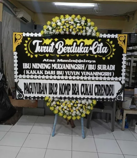 Papan Bunga Duka Cinere