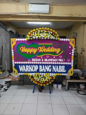 Papan Bunga di Cinere