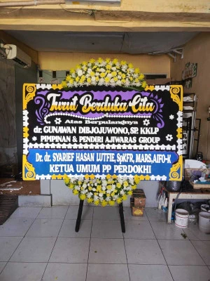 Papan Bunga di Cinere